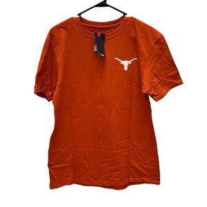 NWT Fanatics Men’s Texas Longhorns #1 Dad Logo Short Sleeve T-Shirt Size Large